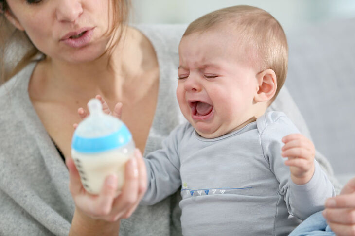 Płaczące niemowlę