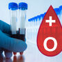Próbka z pobraną krwią z grupy 0