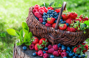 Jagody, truskawki i maliny to częsty składki diety niskowęglowodanowej
