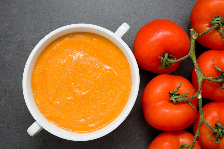 Krem pomidorowy jako danie w diecie przy radioterapii