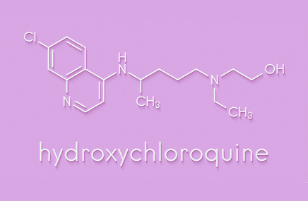 Wzór chemiczny hydroksychlorochiny