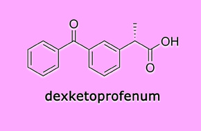 Wzór chemiczny deksketoprofen
