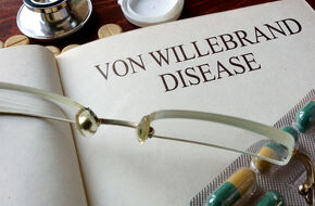 Zeszyt z napisem - choroba von Willebrandta
