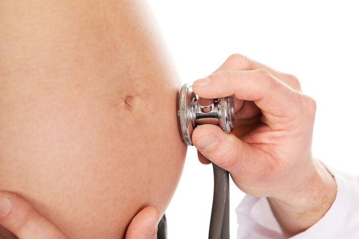 Badanie KTG kobiety w ciąży