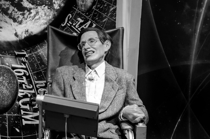 Stephen Hawking cierpiący na stwardnienie zanikowe boczne